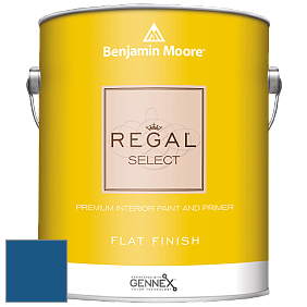Benjamin Moore 547 Regal Select Waterborne Interior Flat Finish краска цвет RAL 5019 