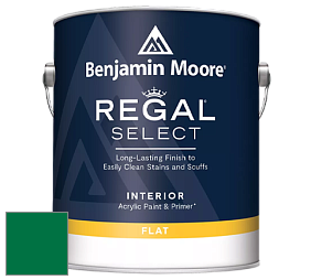 Benjamin Moore 547 Regal Select Waterborne Interior Flat Finish краска цвет RAL 6029 