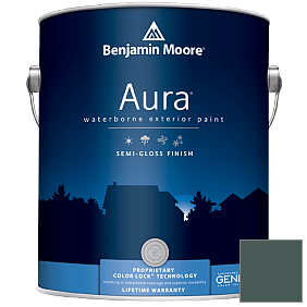 Краска Aura Waterborne Exterior Semi-Gloss Finish (632) цвет 714 Hidden Falls