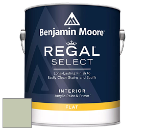 Benjamin Moore 547 Regal Select Waterborne Interior Flat Finish краска цвет 438 Spring Valley