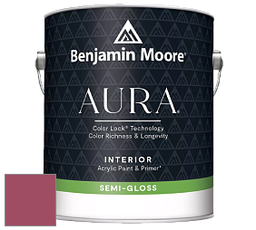 Benjamin Moore Aura 528 Waterborne Interior Semi-gloss Finish краска цвет 2080-30 Cherry Wine
