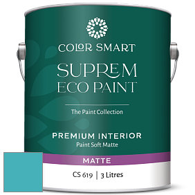 COLOR SMART CS 619 SUPREM ECO PAINT матовая краска цвет 760 Baltimore Sky