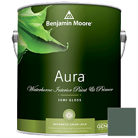 Краска Aura Waterborne Interior Semi-gloss Finish (528) цвет HC-135 BM HC-135