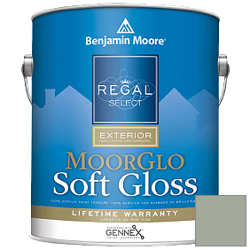 Краска Regal Select Exterior Paint-Moor GloSoft Gloss Finish (W096) цвет AF-470 