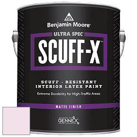 Benjamin Moore 484 Ultra Spec SCUFF-X Interior Matte Finish краска цвет 2078-70 Pink Peony
