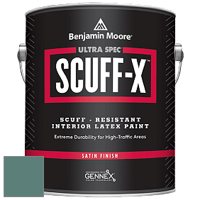 Benjamin Moore 486 Ultra Spec SCUFF-X Interior Satin Finish краска цвет NCS S 5020-B70G 