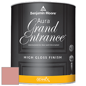 Benjamin Moore Aura 148 Grand Entrance High Gloss эмаль цвет 2089-40 Tomato Cream Sauce