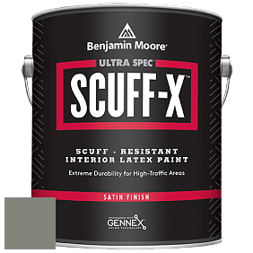 Benjamin Moore 486 Ultra Spec SCUFF-X Interior Satin Finish краска цвет RAL 7023 