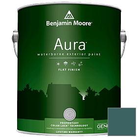 Краска Aura Waterborne Exterior Flat Finish (629) цвет 2049-20 Oasis Blue