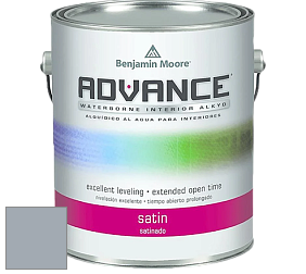 Benjamin Moore 792 Advance Interior Paint-Satin эмаль цвет 2127-50 Pike's Peak Gray