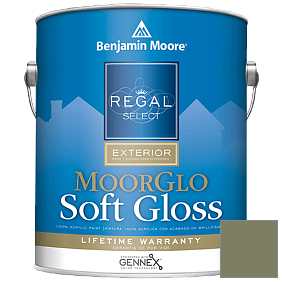 Краска Regal Select Exterior Paint-Moor GloSoft Gloss Finish (W096) цвет HC-122 BM HC-122