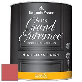 Benjamin Moore Aura 148 Grand Entrance High Gloss эмаль цвет 2008-30 Raspberry Blush