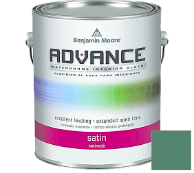 Краска Benjamin Moore 792. Advance Interior Paint-Satin эмаль цвет 2041-30 Green Gables