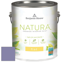 Benjamin Moore 512 Natura Interior Flat Finish матовая краска цвет 2070-40 Spring Purple