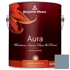 Краска Aura Waterborne Interior Satin Finish (526) цвет 1622 Mineral Alloy