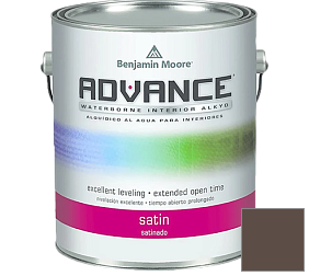 Краска Benjamin Moore 792. Advance Interior Paint-Satin эмаль цвет 2109-10 Classic Brown