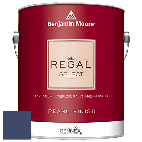 Benjamin Moore 550 Regal Select Waterborne Interior Pearl Finish краска цвет 2065-10 Admiral Blue