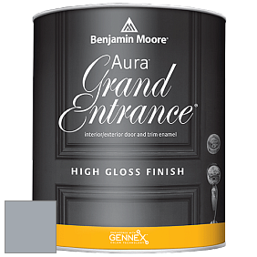 Benjamin Moore Aura 148 Grand Entrance High Gloss эмаль цвет 2120-50 Silver Spring