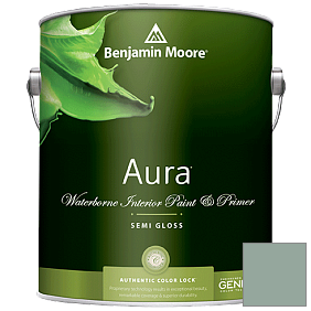 Краска Aura Waterborne Interior Semi-gloss Finish (528) цвет HC-142 BM HC-142