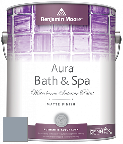 Benjamin Moore Aura 532 Bath & Spa Waterborne Interior Paint Matte Finish краска цвет AF-570 