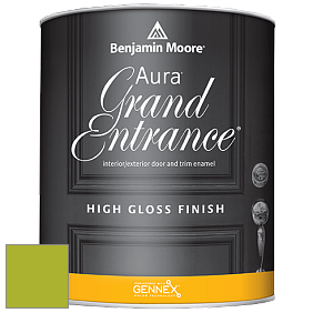 Benjamin Moore Aura 148 Grand Entrance High Gloss эмаль цвет 2028-30 Tequila Lime
