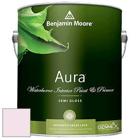 Benjamin Moore Aura 528 Waterborne Interior Semi-gloss Finish краска цвет 2078-70 Pink Peony