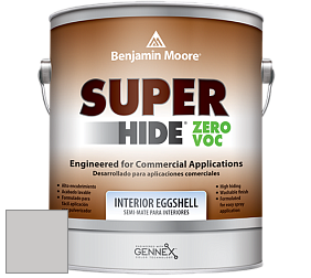 Benjamin Moore 357 Super Hide Zero Voc Interior Eggshell краска цвет 2112-60 Cement Gray
