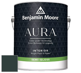 Benjamin Moore Aura 528 Waterborne Interior Semi-gloss Finish краска цвет RAL 6012 