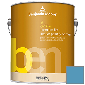 Краска Ben Premium Interior Latex Flat (W625) цвет 2061-40 Electric Blue
