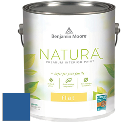 Benjamin Moore 512 Natura Interior Flat Finish матовая краска цвет 2066-20 Evening Blue