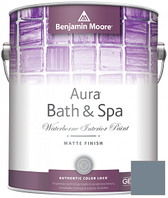 Краска Benjamin Moore Aura Bath & Spa Interior Paint Matte Finish (532) цвет 2129-40 Normandy