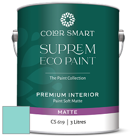 COLOR SMART CS 619 SUPREM ECO PAINT матовая краска цвет 661 Caribbean Cool