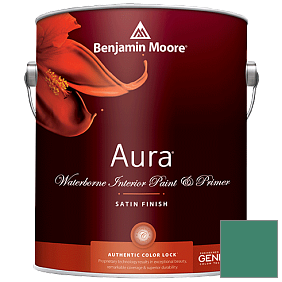 Краска Aura Waterborne Interior Satin Finish (526) цвет 609 Lucky Shamrock