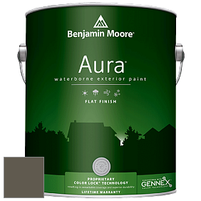 Benjamin Moore Aura 629 Waterborne Exterior Flat Finish краска цвет 2139-20 Dakota Woods Green