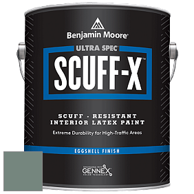 Benjamin Moore 485 Ultra Spec SCUFF-X Interior Eggshell Finish краска цвет NCS S 5010-B90G 