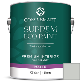 Краска COLOR SMART CS 619 SUPREM ECO PAINT матовая краска цвет 1480 Sleigh Bells