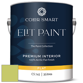 COLOR SMART CS 745 ELIT PAINT глубокоматовая моющаяся краска цвет 2028-40 Pear Green