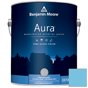 Краска Aura Waterborne Exterior Semi-Gloss Finish (632) цвет 788 Aquarius