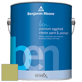 Benjamin Moore Ben W626 Premium Interior Latex Eggshell краска цвет NCS S 2040-G60Y 