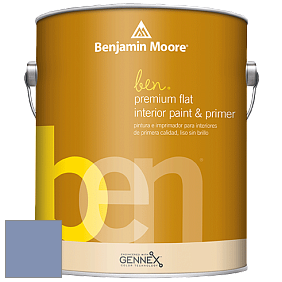 Benjamin Moore Ben W625 Premium Interior Latex Flat краска цвет NCS S 3030-R70B 