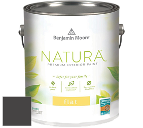 Benjamin Moore 512 Natura Interior Flat Finish матовая краска цвет 2128-10 Black Beauty