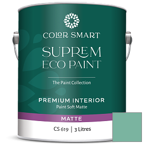 Краска COLOR SMART CS 619 SUPREM ECO PAINT матовая краска цвет 2041-40 Juneau Spring