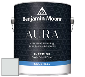 Benjamin Moore Aura 524 Waterborne Interior Eggshell Finish краска цвет 2134-70 Genesis White