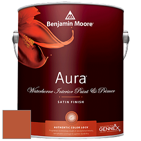 Benjamin Moore Aura 526 Waterborne Interior Satin Finish покрытие цвет NCS S 2570-Y60R 