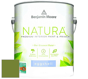 Benjamin Moore 513 Natura Interior Eggshell Finish краска с блеском цвет NCS S 3065-G40Y 