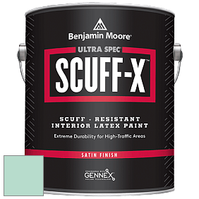 Benjamin Moore 486 Ultra Spec SCUFF-X Interior Satin Finish краска цвет 598 Surf 'n Turf