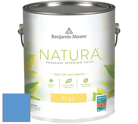 Benjamin Moore 512 Natura Interior Flat Finish матовая краска цвет NCS S 1555-R80B 