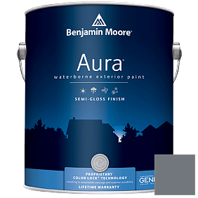 Краска Aura Waterborne Exterior Semi-Gloss Finish (632) цвет 2125-30 Gray Shower