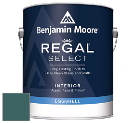 Benjamin Moore 549 Regal Select Waterborne Interior Eggshell Finish краска цвет 2053-20 Dark Teal
