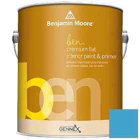 Краска Ben Premium Interior Latex Flat (W625) цвет 2060-40 Toronto Blue